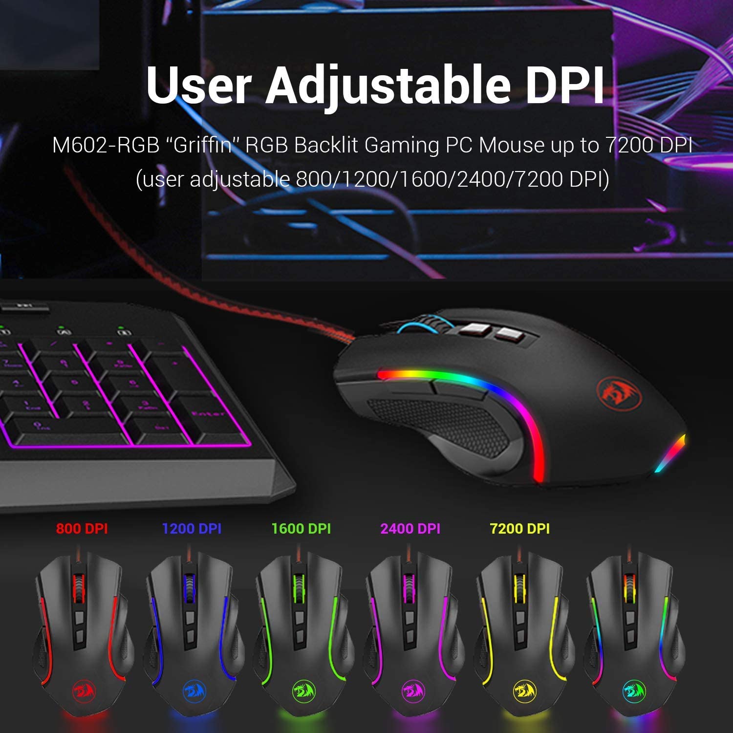 Redragon M602 Review The best 14 budget mouse? Reatbyte