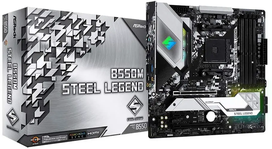 Asrock b550m steel legend совместимость оперативной памяти