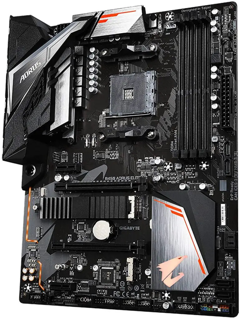 Gigabyte b450 aorus elite какие процессоры поддерживает